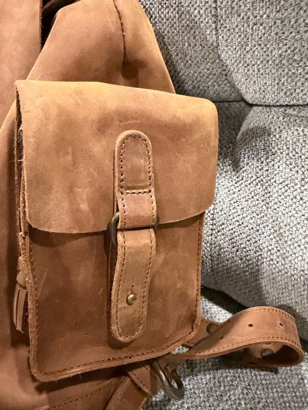 Saddleback Leather Co Wanderers Backpack in Tobacco - Picture 8 of 14